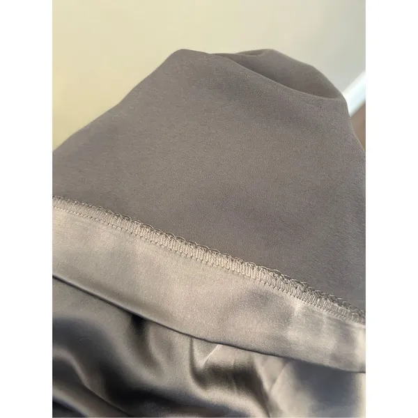 Express silky dress pants high waist wide leg size 6S - Image 8
