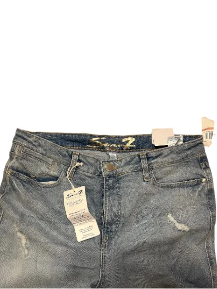Seven7 Women's Straight Leg Jeans in Faded Blue - Image 2