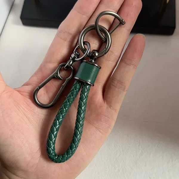 Car Keychain Carabiner Keychain for Men Women Braided Rope Bag Charm Key Rings - Image 4