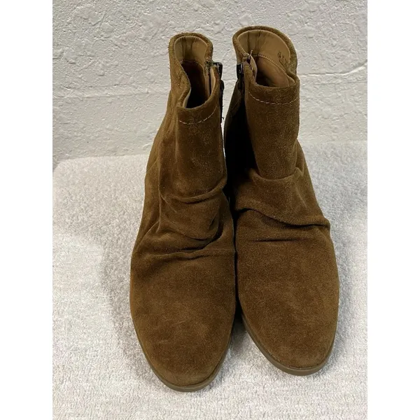 Franco Sarto Women's Suede Pleated Booties 8.5M - Image 6
