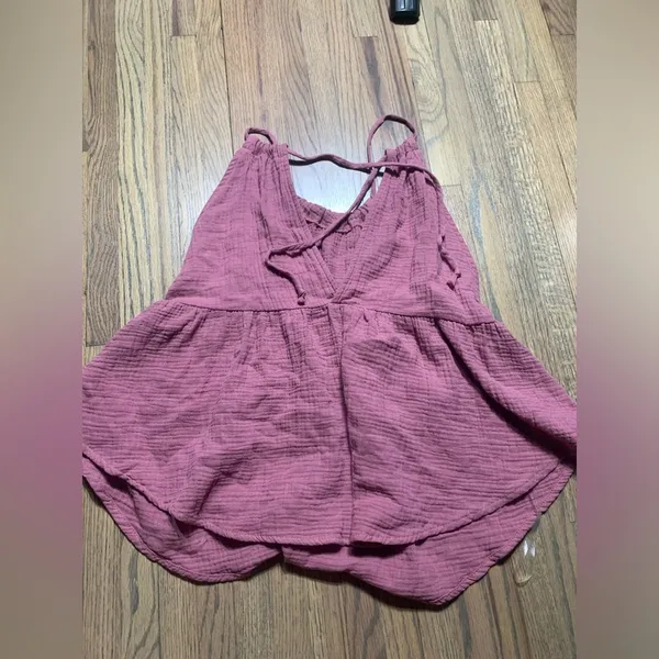 NWT Altar’d state cotton rose tank top small - Image 6