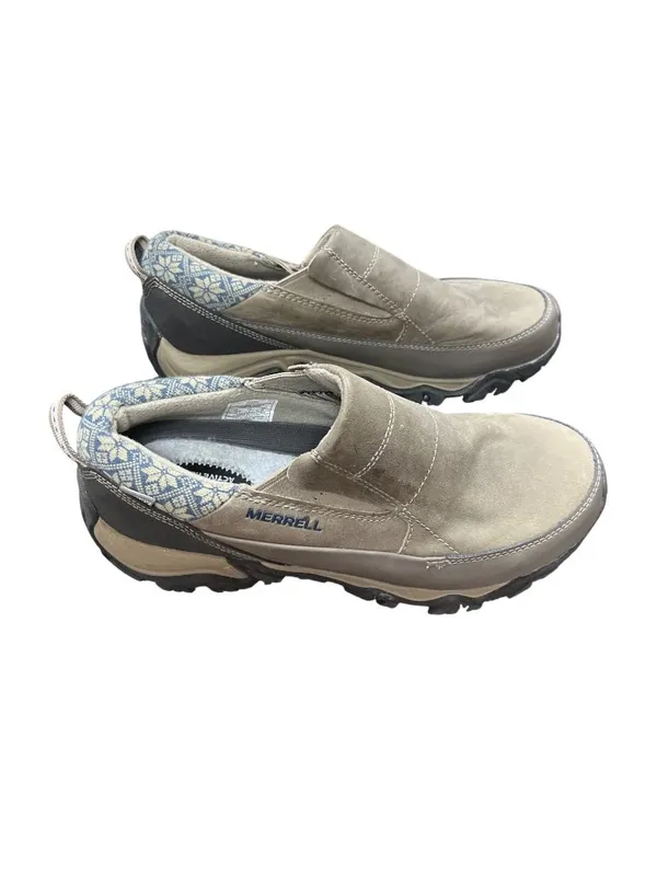 Merrell Select wms slip on beige blue waterproof hiking shoes sz 10 SKU 10-768 - Image 3