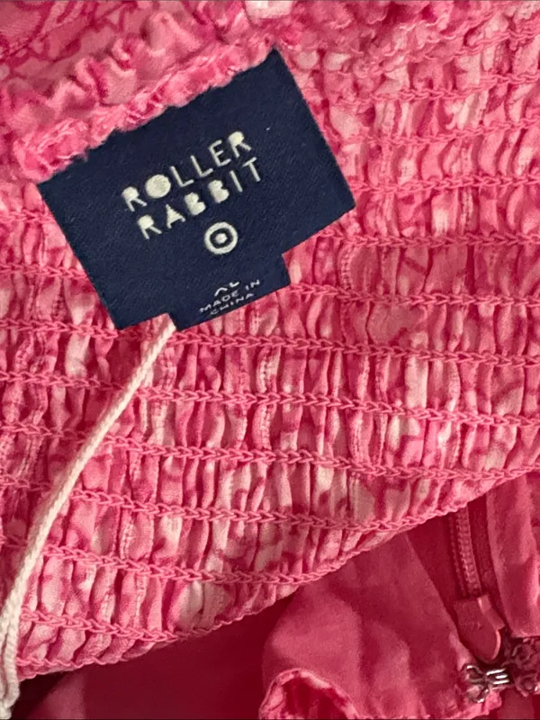 Roller Rabbit x Target Paisley Floral Drop Waist A Line Dress in Pink XL NEW - Image 13