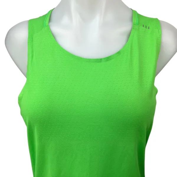 Lululemon Women's Neon Green Racerback Athletic Workout Muscle Tee Tank Top 6 - Image 3