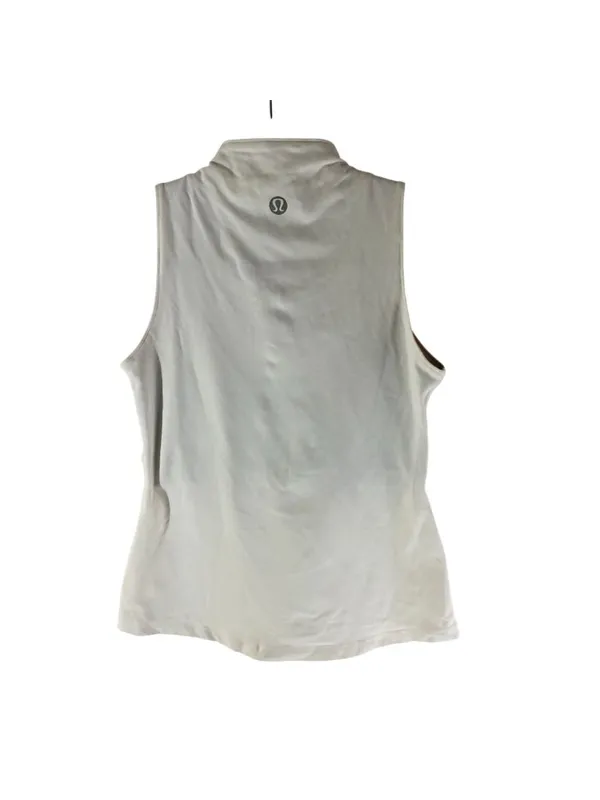 Lululemon Tank Top Surplice Neckline White Shelf Bra 8? - Image 2