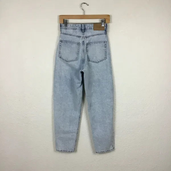 Denim Vintage Women’s Jeans Size 2 Light Blue Washed Cotton High Waisted - Image 2