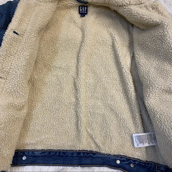 Gap Vintage Sherpa-lined Denim Jacket - Image 5