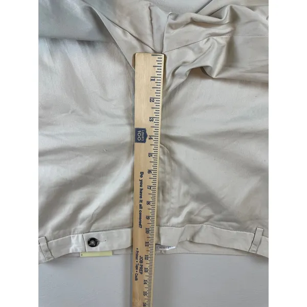 Van Heusen Studio City Short Modern Fit Bermuda Length Beige NWT Size 14 - Image 6