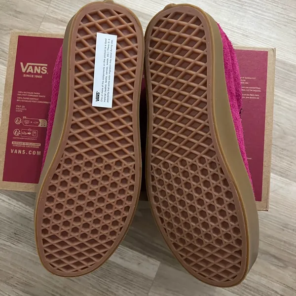 Vans Women's Color Pop Suede Raspberry Sneakers Size 8.5 New Sold Out Color! - Image 5