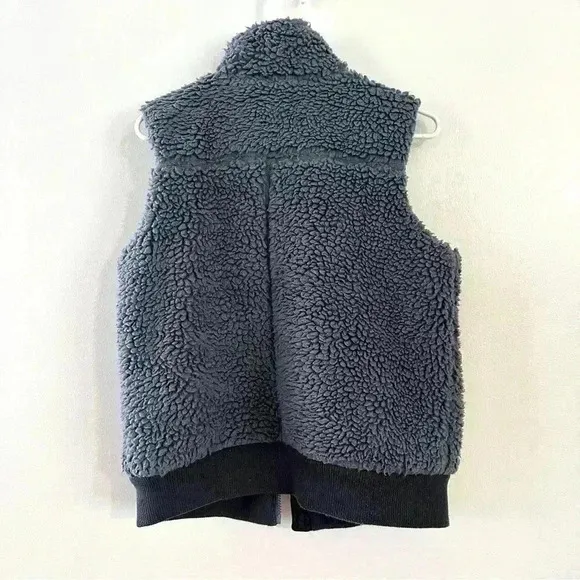 Bass Outdoor Women Route Hiking‎ Faux Sherpa Vest Size Small Gray Outdoorsy - Image 14