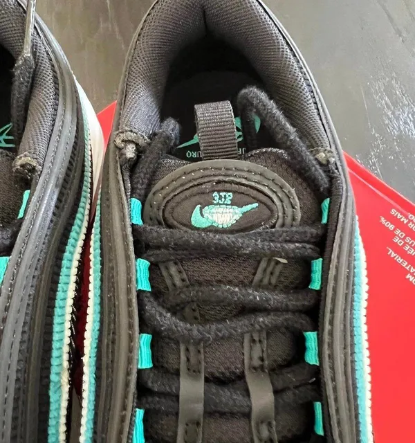 Nike New Air Max 97 ‘Black Sport Turquoise' - Image 7