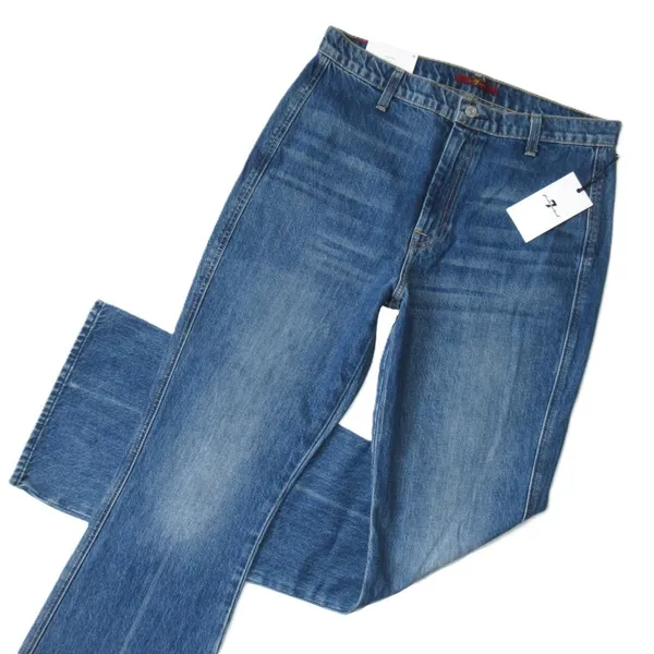 NWT 7 For All Mankind Modern 'A' Pocket in Havana Rigid High Rise Flare Jeans 31 - Image 2