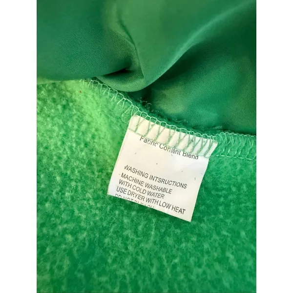 Amazon green oversized zip front fleece size M - Image 6