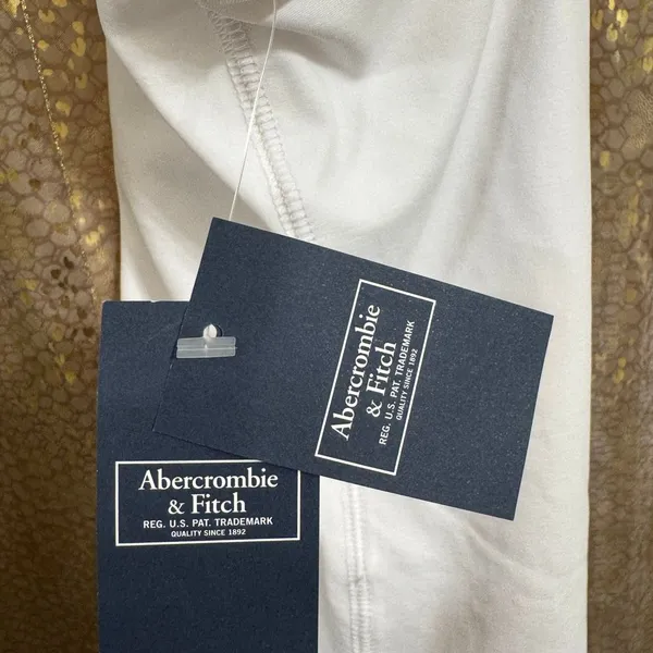 Abercrombie & Fitch White Seamless Halter Neck Bodysuit Medium NWT - Image 7