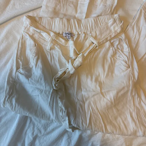 Splendid White Linen Pants - Image 2