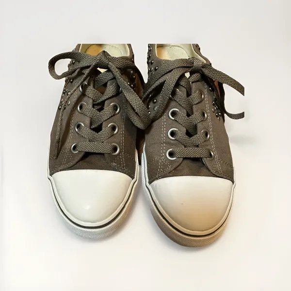 Juicy Couture Women's Eclipse Juice Couture Mouse Grey Canvas Sz 7.5‎ - Image 3