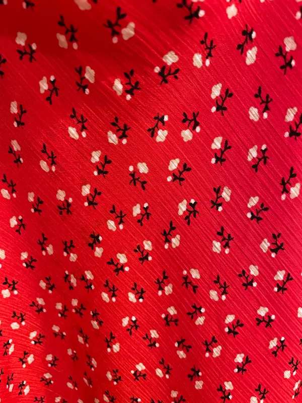 Red Floral Boutique Slip Dress - Image 4
