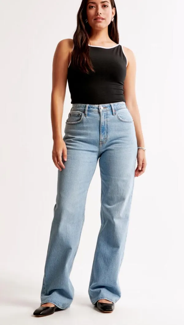 Abercrombie curve love 90s relaxed jeans - Image 2