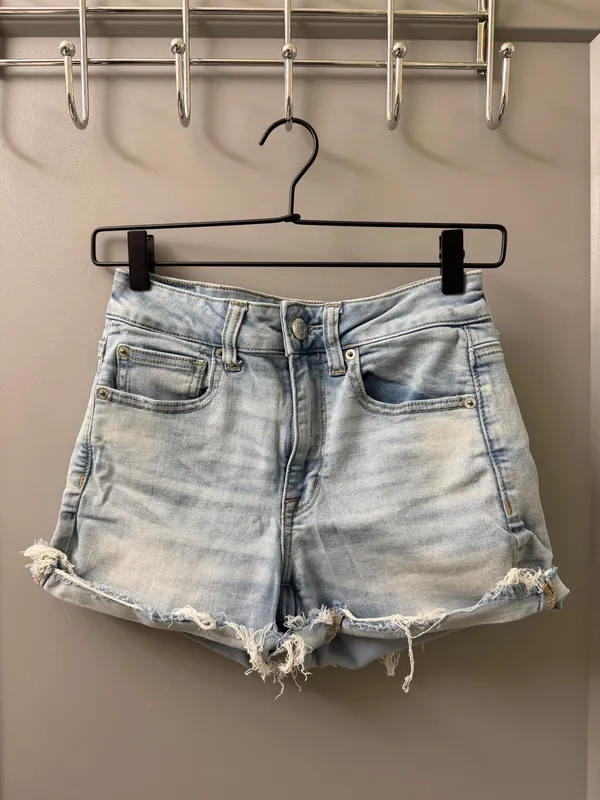 American Eagle Outfitters Jean Shorts Light Wash - Image 4