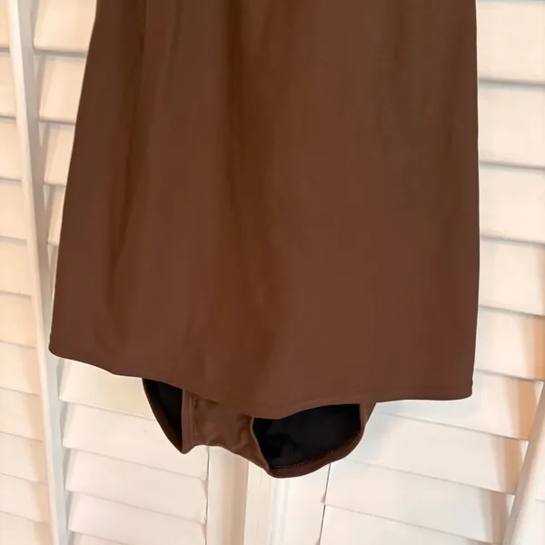 White Stag Brown Braided One Piece‎ Swimsuit Size Large - Image 5