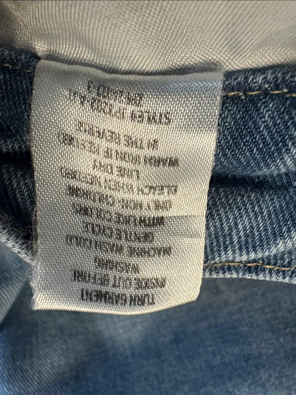 ZOE + PHOEBE High Rise Wide-Leg Jeans 5 Fits Like 26/2 Light Distressed Wash EUC - Image 11
