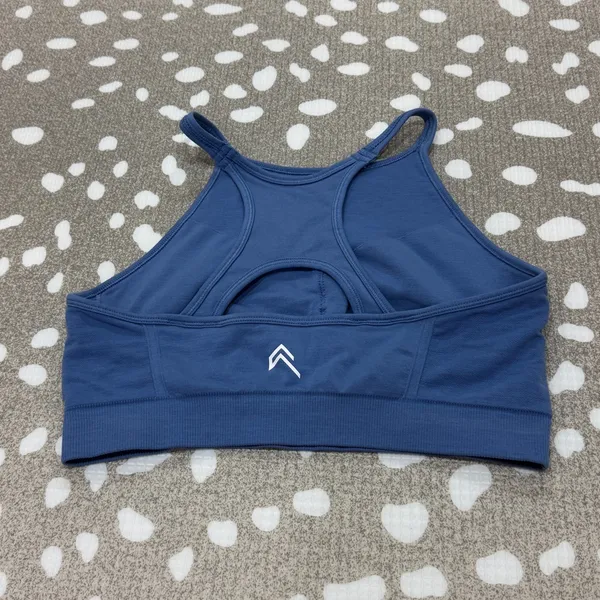 ONER Active effortless seamless sports bra high neck cutout tank top workout - Image 3