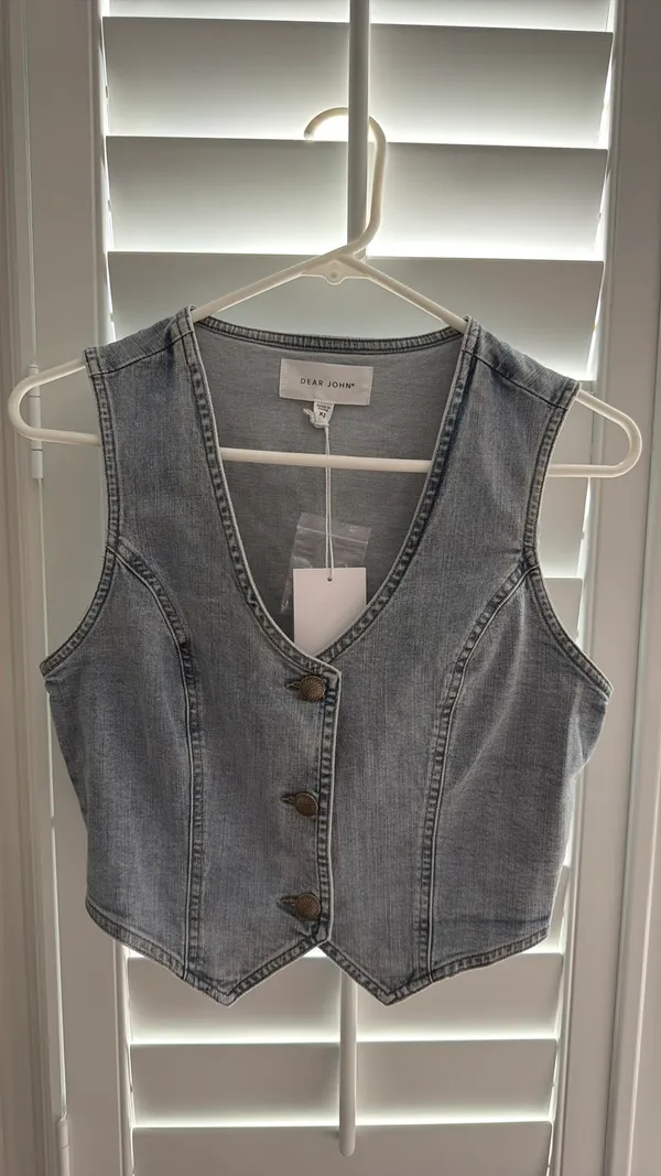 Dear John Norris Denim Vest - Image 2