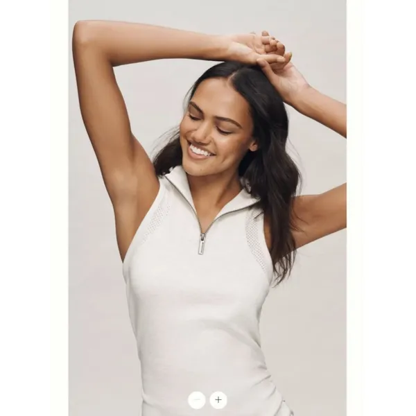 Anthropologie Daily Practice Define Sleeveless Zip-Front Midi Dress - Image 2
