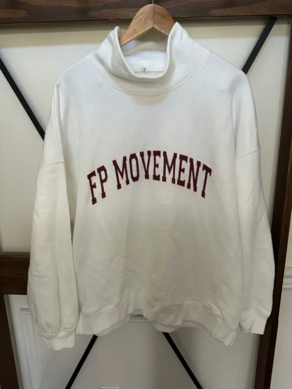 Small Free People Movement Victory mock neck sweatshirt - Image 2