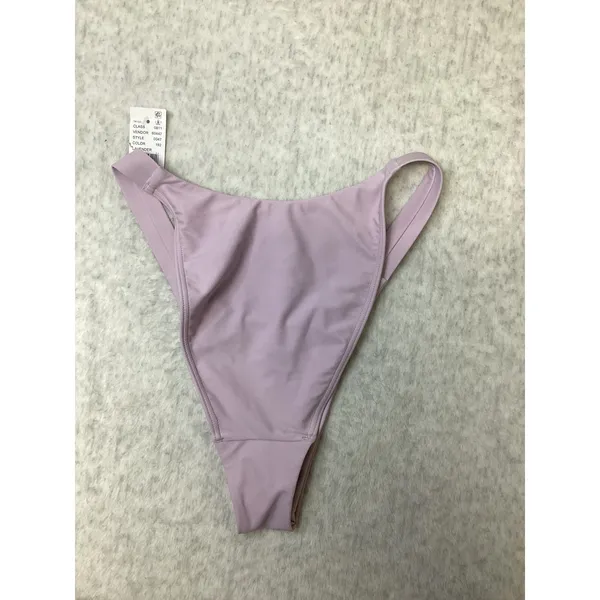 PacSun Swim Eco Lavender High Leg Bikini‎ Bottom Purple Small NEW - Image 4