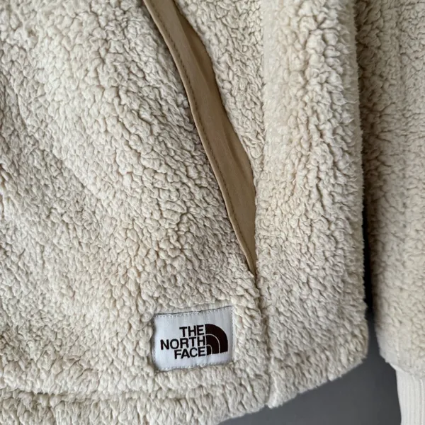 The‎ North Face sz S cream fleece jacket - Image 5