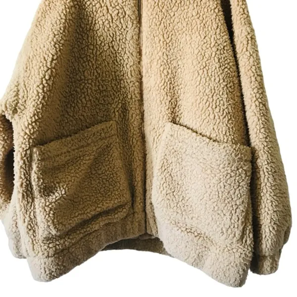 I.AM. GIA‎ Teddy Pixie Teddy Bear tan Coat jacket size M - Image 7