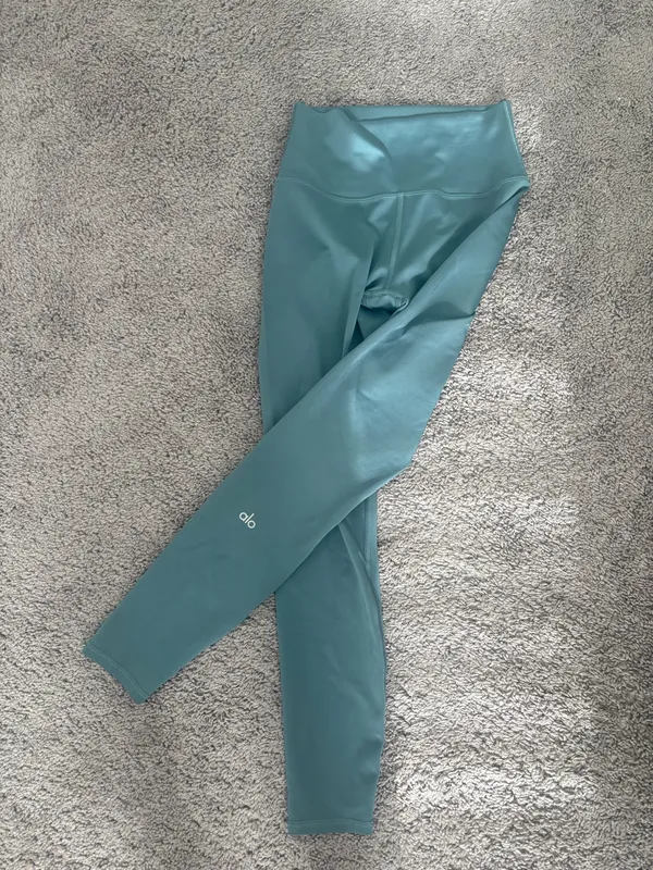 Alo Yoga Leggings Airlift Teal - Image 4