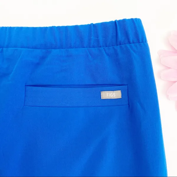 Figs Tonota Cropped Scrub Pants: Royal Blue - Image 6
