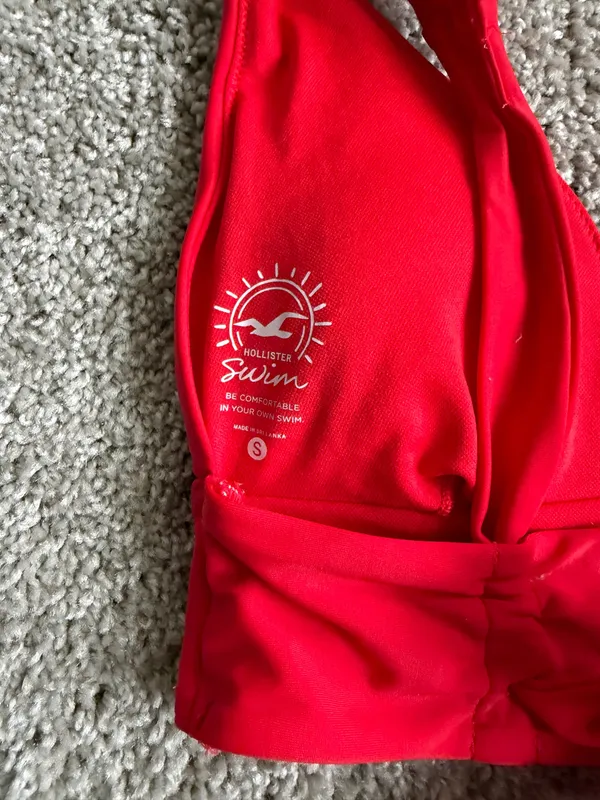 Hollister Red Bikini Top - Image 3