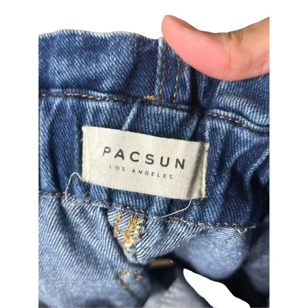 Pacsun Women’s‎ Jean Shorts Size 24 Denim Cuffed Casual Mom High Rise Shorts - Image 4
