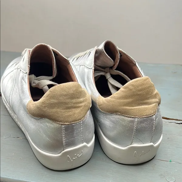 JOIE Silver Women's Sneakers - Image 4
