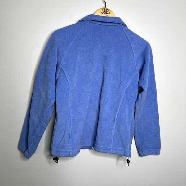 Columbia Blue Full Zip Fleece Jacket - Image 5