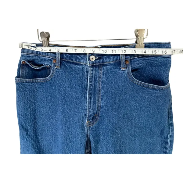 Abercrombie & Fitch The 90s Relaxed Jeans 31/12 SHORT Blue Classic Americana - Image 7
