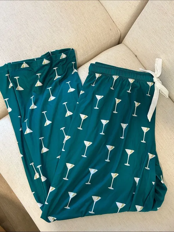 P.J. Salvage Women's Cloud Jersey 2-Piece Pj Set, Emerald, X-Large, Green. NWT - Image 6