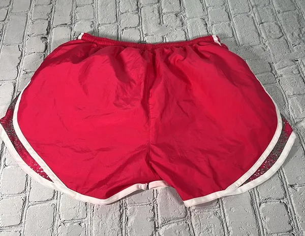 Nike Dri Fit Pink Galaxy Athletic Shorts size Medium Pink Gray White - Image 2