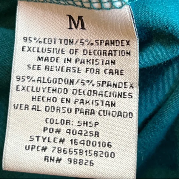 Jordache Medium Short Sleeve Scoop-neck Top - Image 6