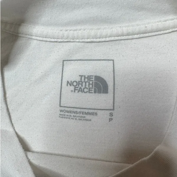 The North Face White Half Dome Cropped Boxy Tee Women’s Small - Image 7