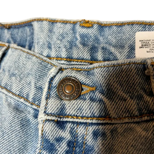 Levi's 561‎ Loose Fit Straight Leg Jeans Size 12 Light Wash Button Fly Vintage - Image 4