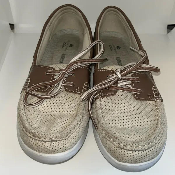 Cloudsteppers By CLARKS Jocolin Vista Boat Shoes Slip On Women’s 5.5 - Image 5