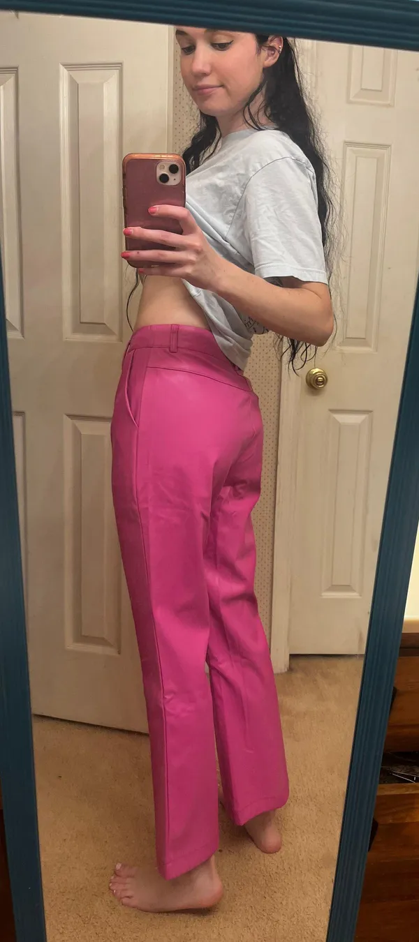 idem Ditto Pink Leather pants - Image 3