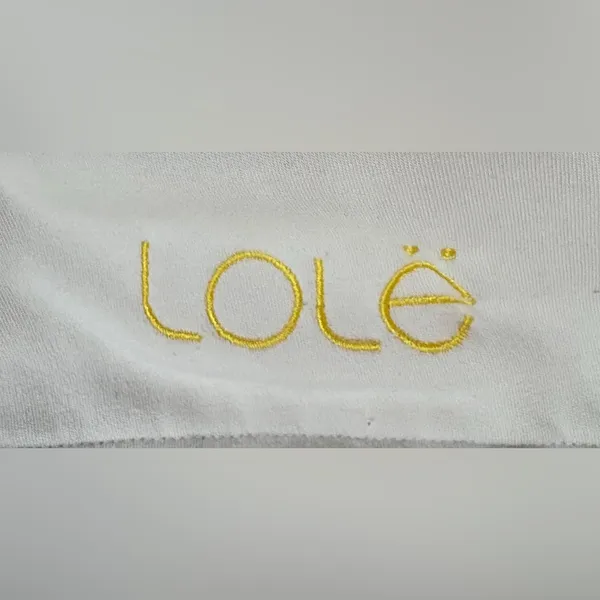 Lole Cream Zip-Up Hoodie‎ Size Medium EUC - Image 5