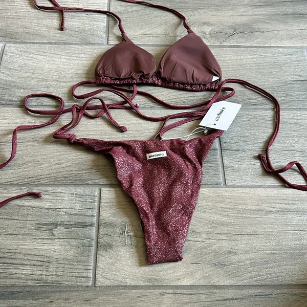Matinee vino glitter bikini Red - Image 10