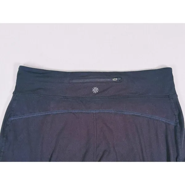 Athleta Lined Pleated Skort Size L Black Tennis Pickleball Golf Athletic Sporty - Image 7