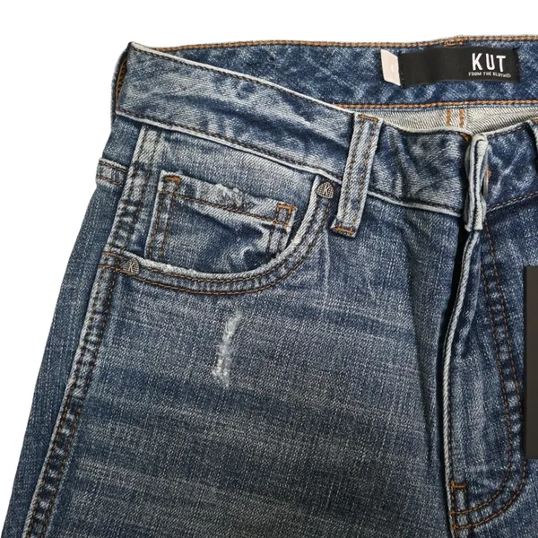 Kut from the Kloth Womens 0 High Rise Catherine Fab Ab Boyfriend Jeans NEW - Image 6